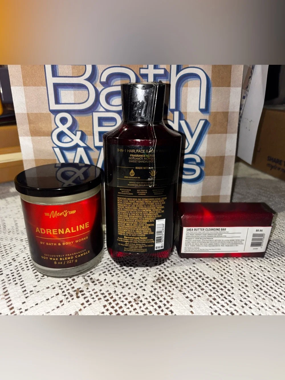 Bath & Body Works invigorating adrenaline